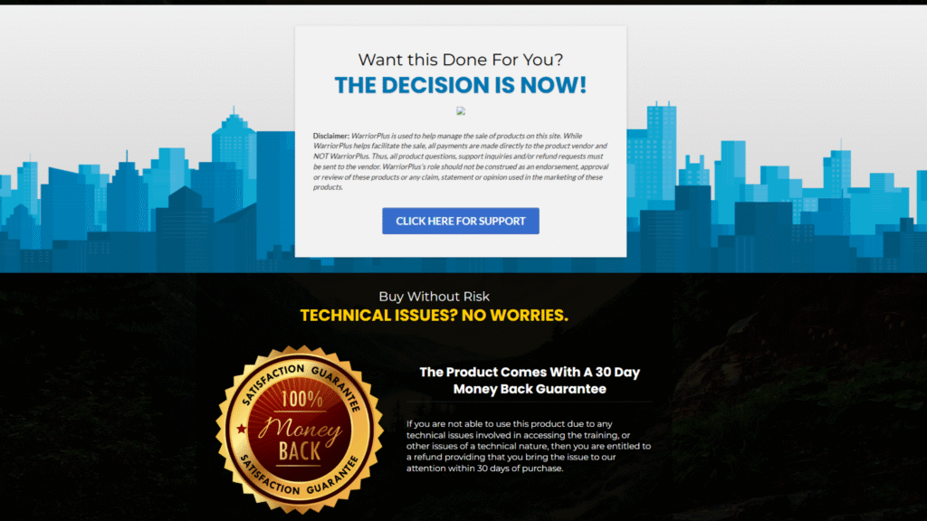 Done For You Affiliate System