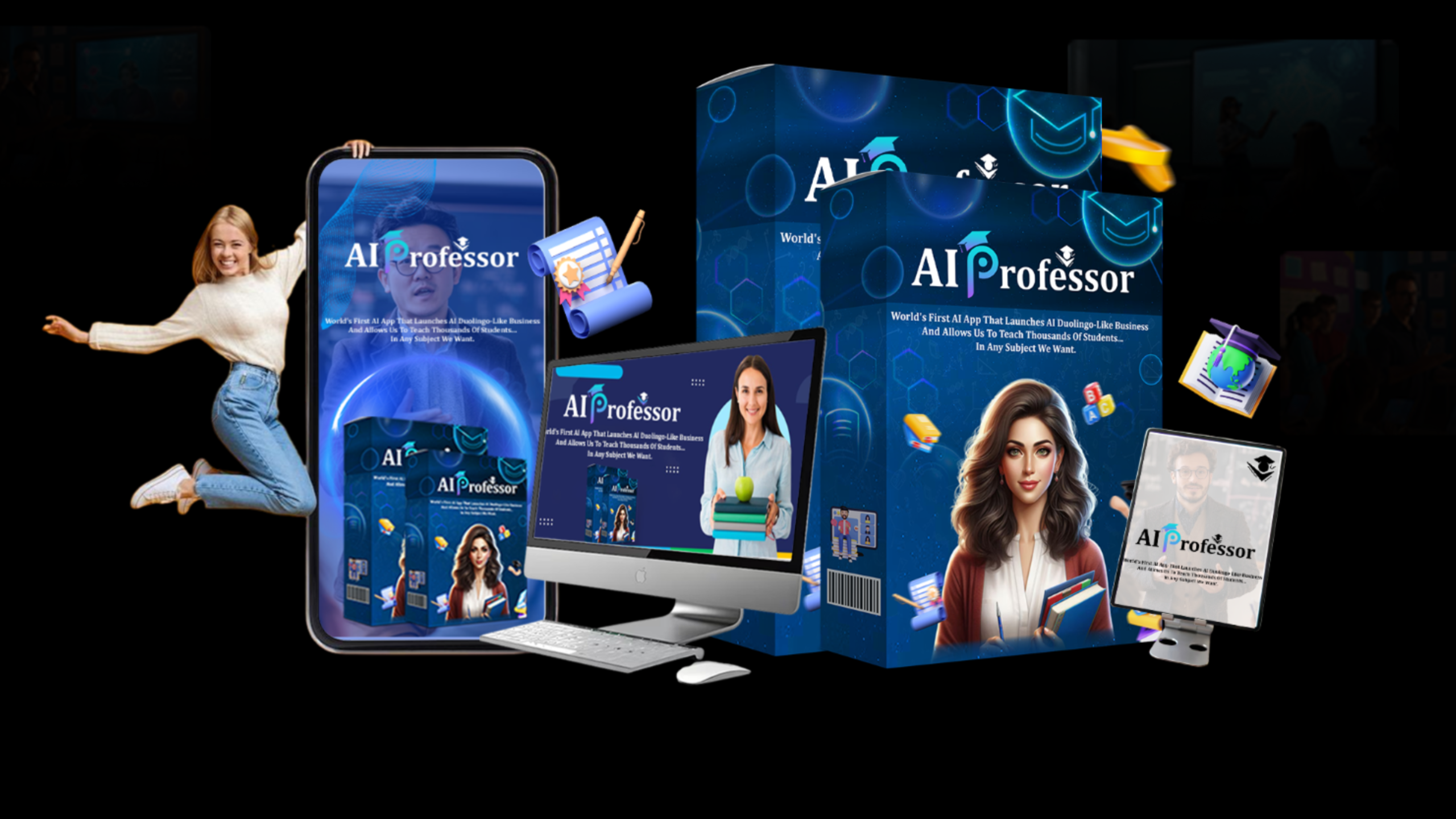 AI virtual teacher software