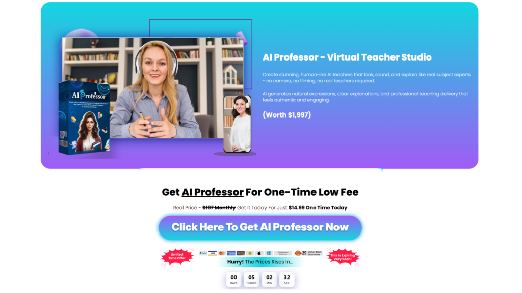 AI teaching video software