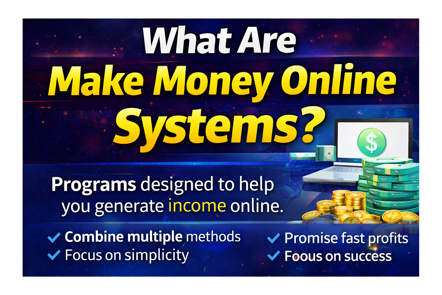 make money online systems